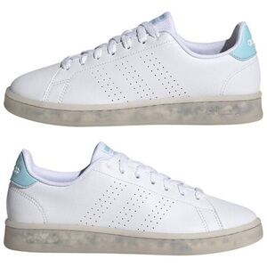 ADIDAS | WOMEN'S ADVANTAGE ECO SNEAKER CLOUD WHITE HAZY SKY SNEAKERS SIZE 10